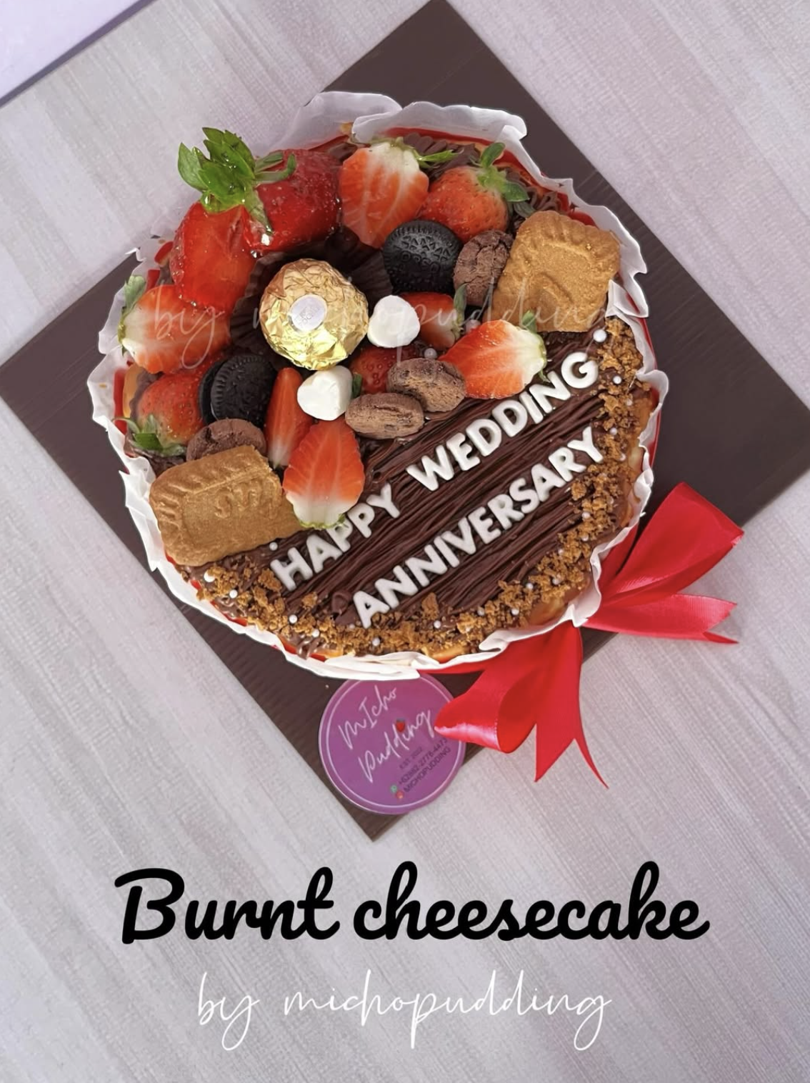 Burnt Cheesecake Uk. 18cm