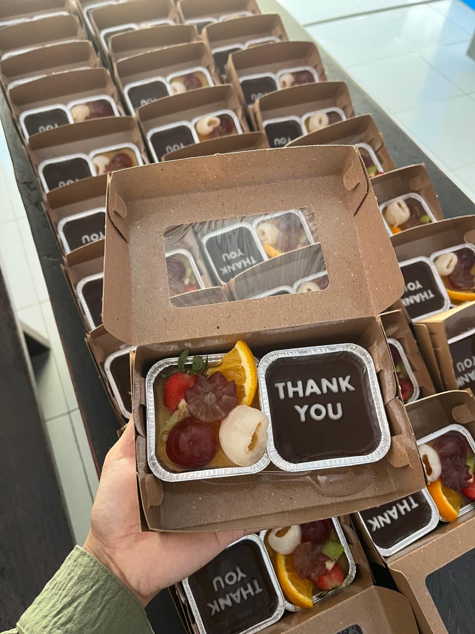 Mini Hampers Puding Hias & Ucapan