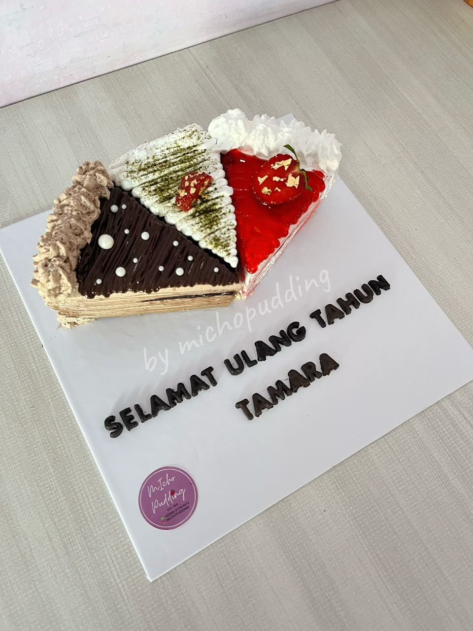 Mix Slice Cheesecake & Mille Crepes